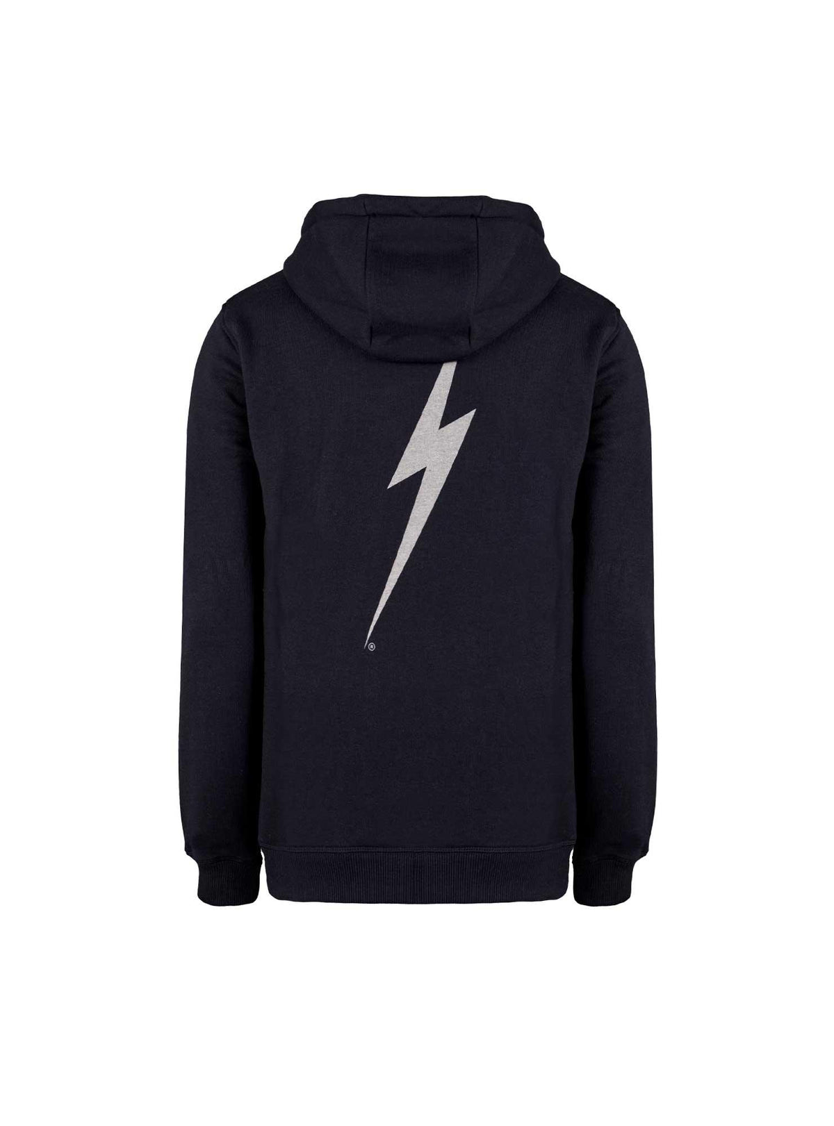 Lightning Bolt - REGULAR RECYCLED-COTTON HOODIE WITH FRONT AND BACK PRINT - 99AMASWH009K01000S