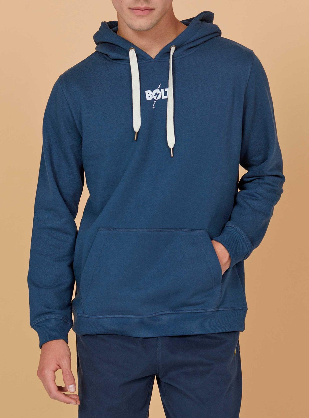 Lightning Bolt - REGULAR RECYCLED-COTTON HOODIE WITH FRONT AND BACK PRINT 99AMASWH009S19000S