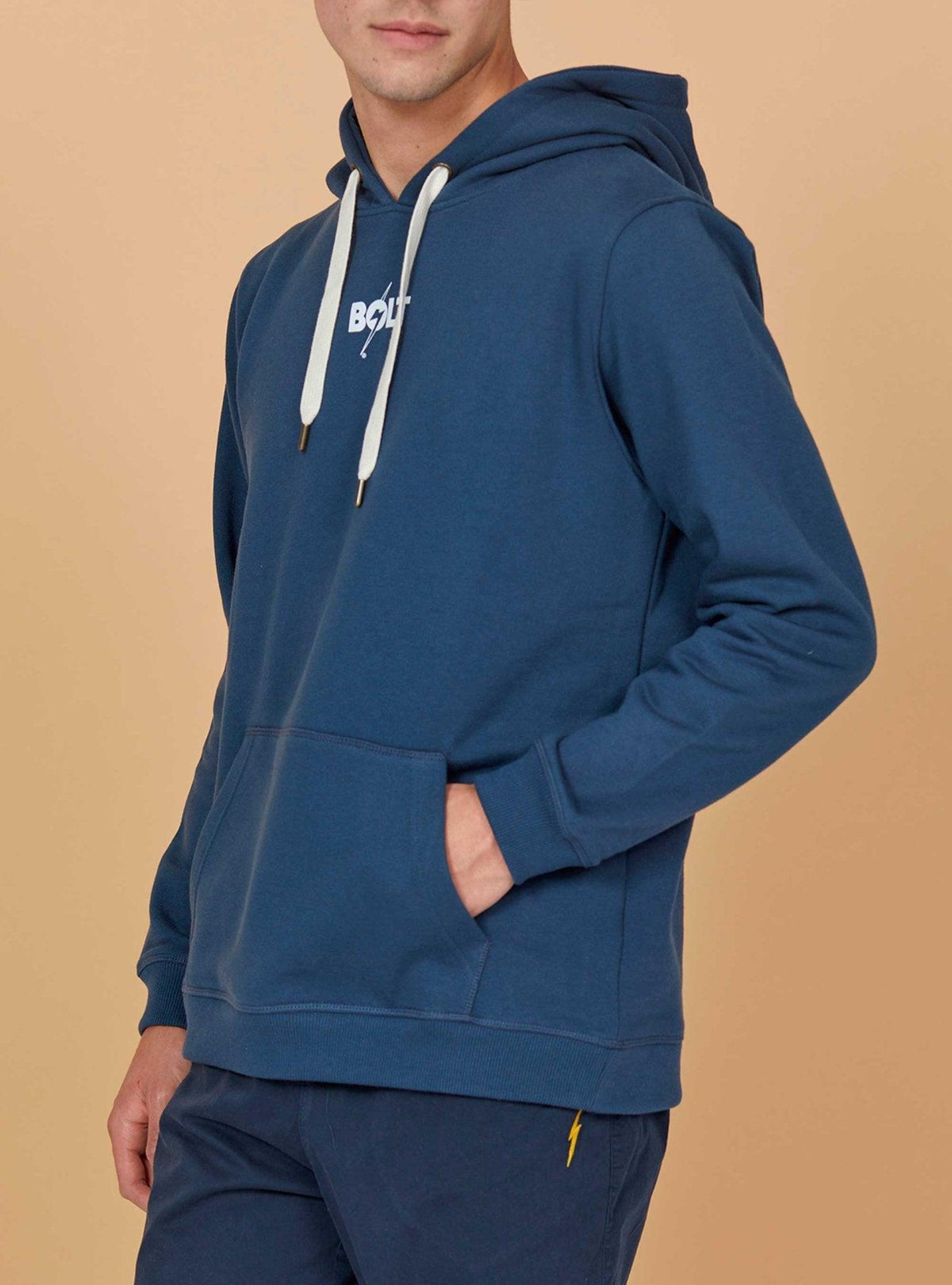 Lightning Bolt - REGULAR RECYCLED-COTTON HOODIE WITH FRONT AND BACK PRINT - 99AMASWH009S19000S