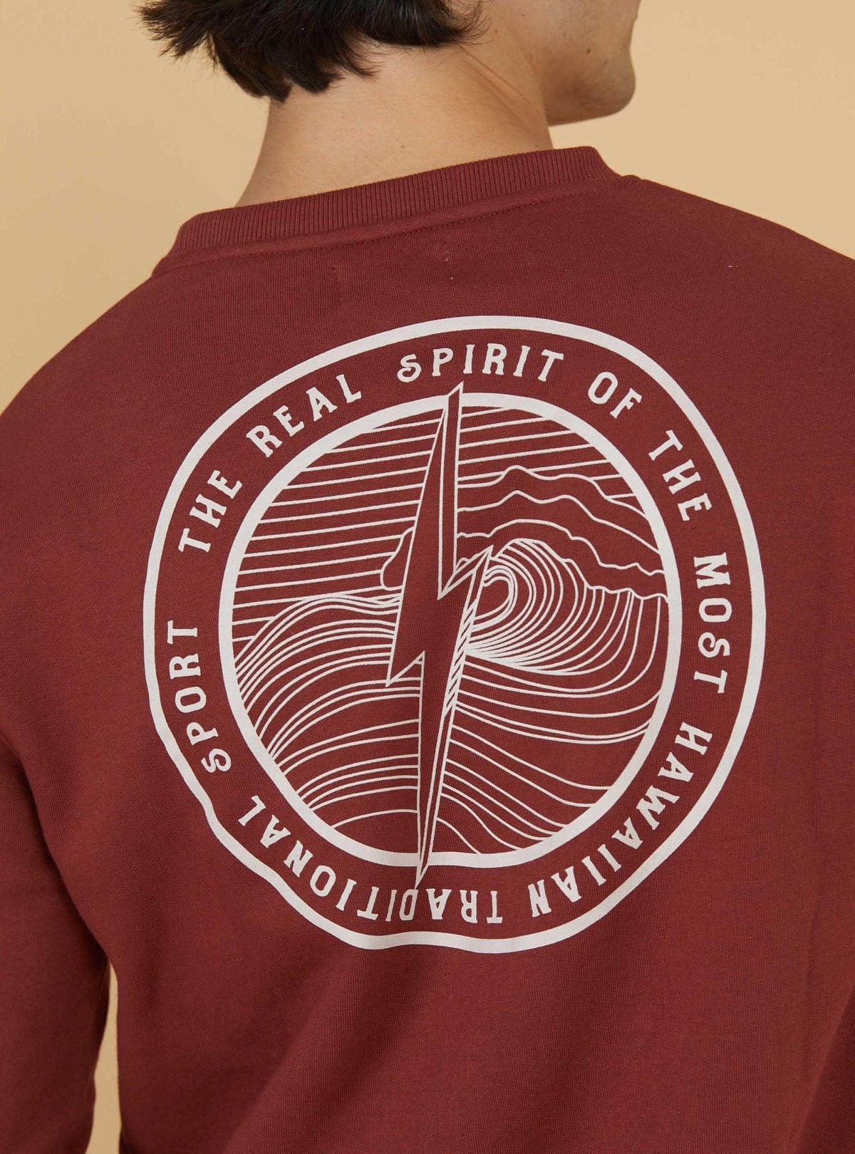 Lightning Bolt - REGULAR SWEATSHIRT WITH BACK PRINT - 23WMASWE004R18000S