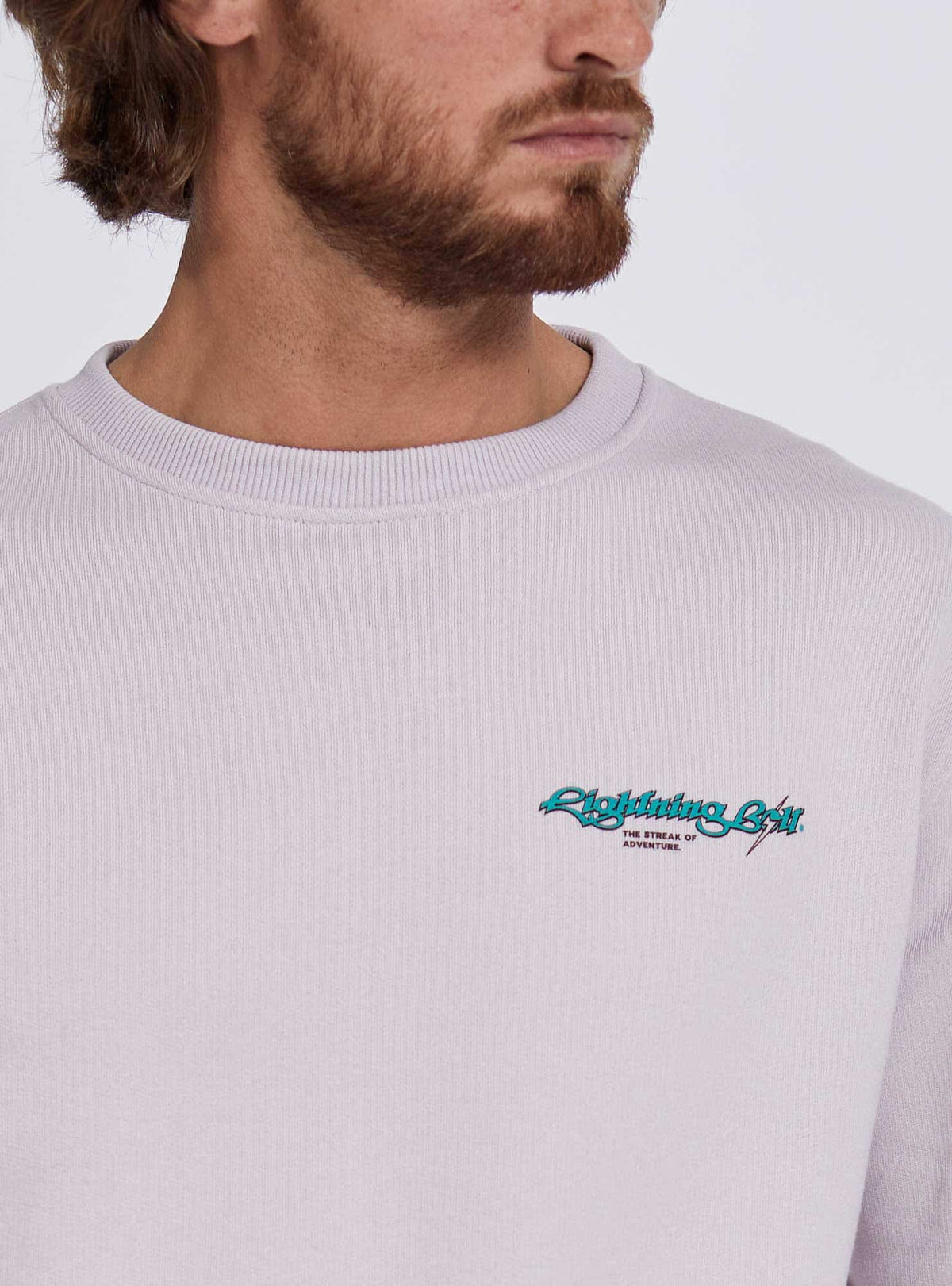 Lightning Bolt - REGULAR SWEATSHIRT WITH FRONT AND BACK PRINT - 24SMASWE007L07000S