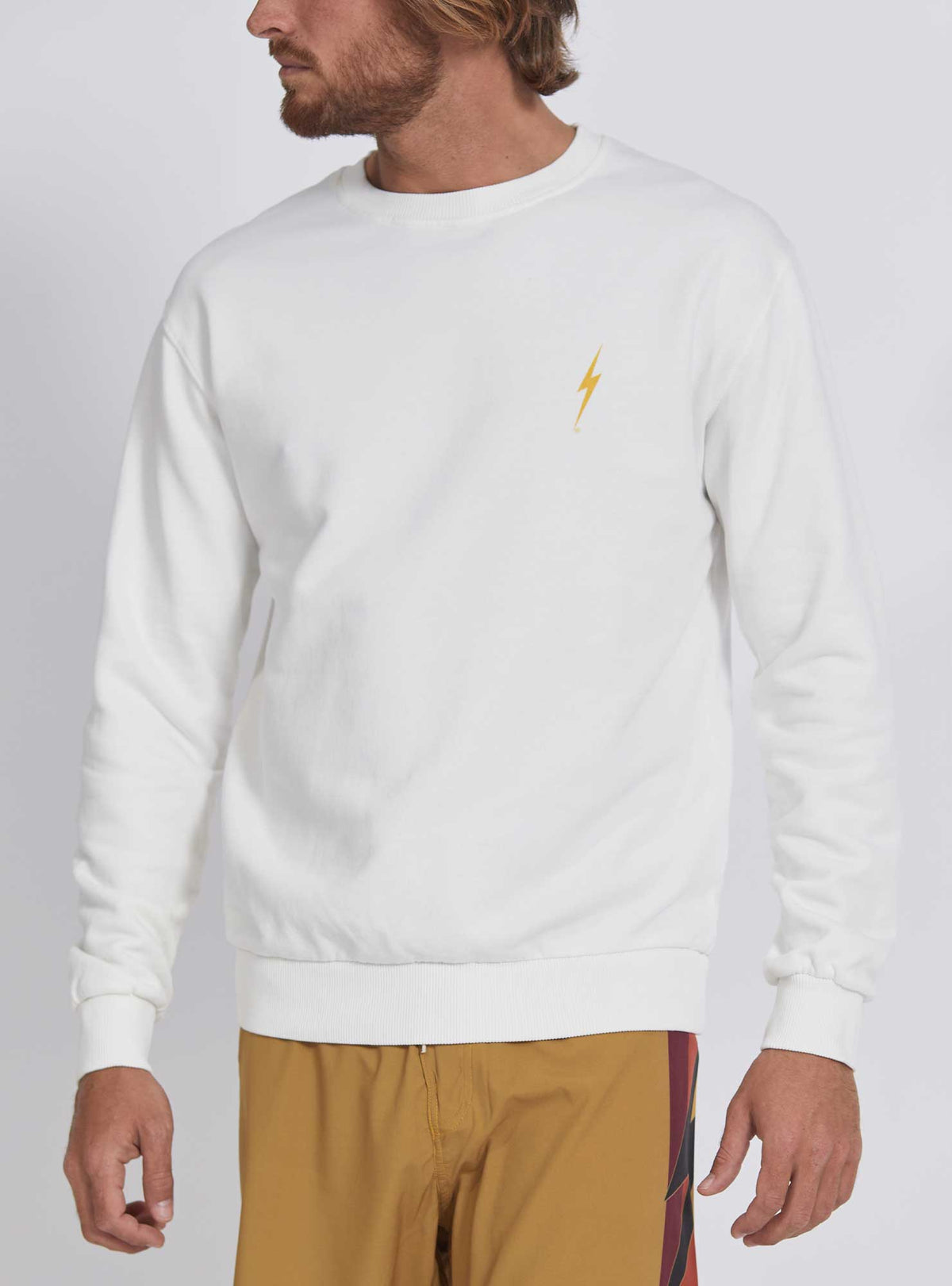Lightning Bolt - REGULAR SWEATSHIRT WITH FRONT AND BACK PRINT - 24SMASWE011W03000S