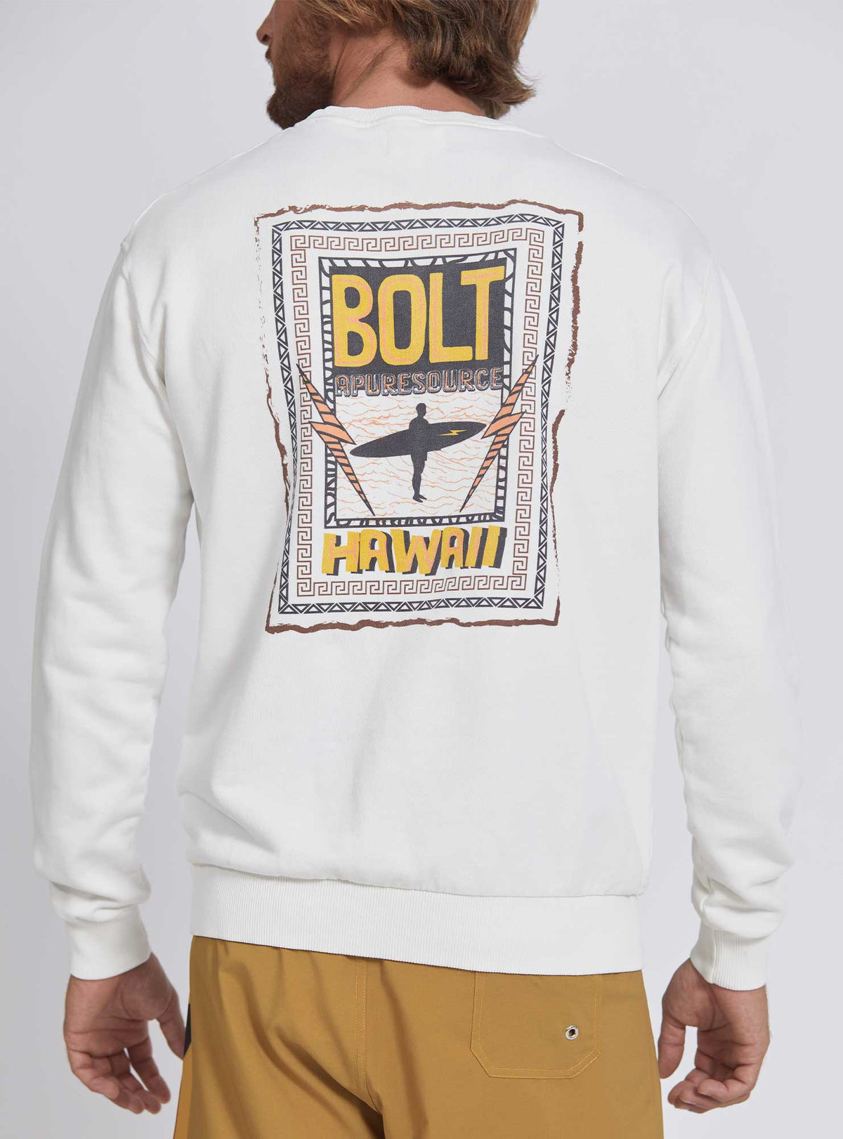 Lightning Bolt - REGULAR SWEATSHIRT WITH FRONT AND BACK PRINT - 24SMASWE011W03000S