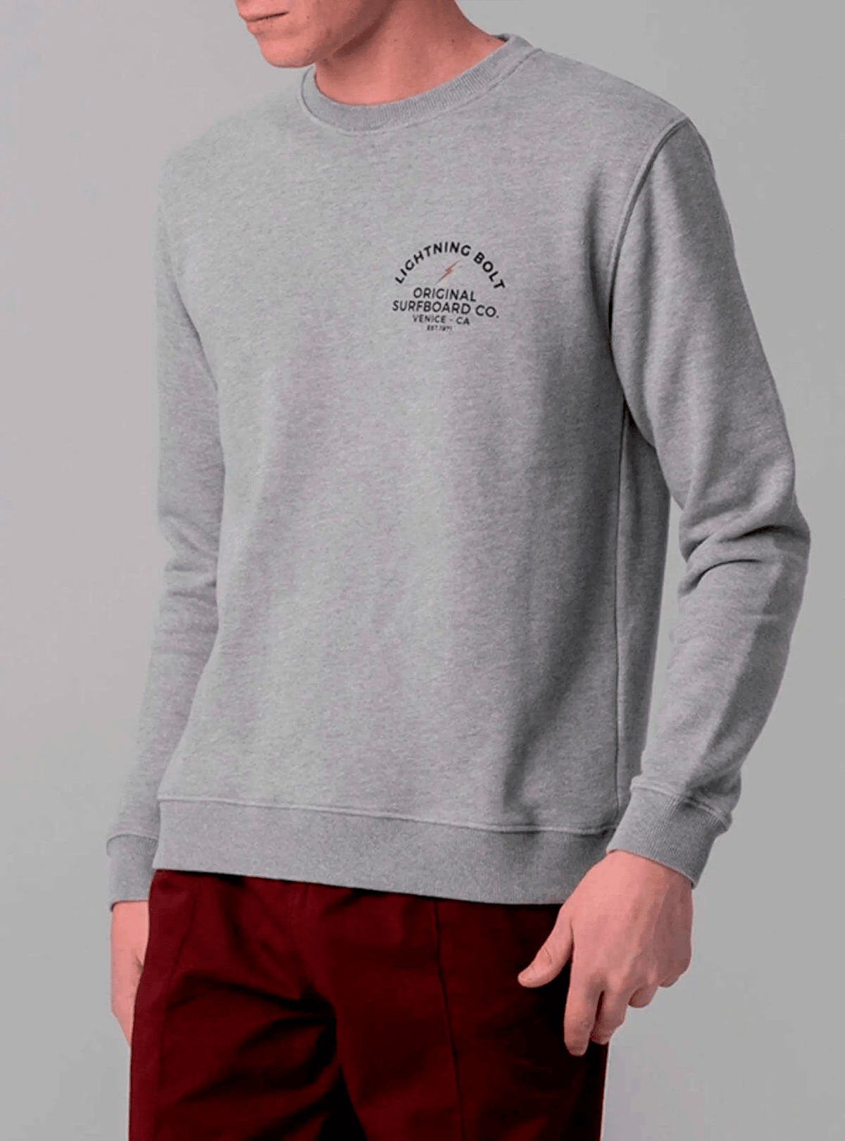 Lightning Bolt - REGULAR SWEATSHIRT WITH FRONT AND BACK PRINT - 99AMASWE002S19000S