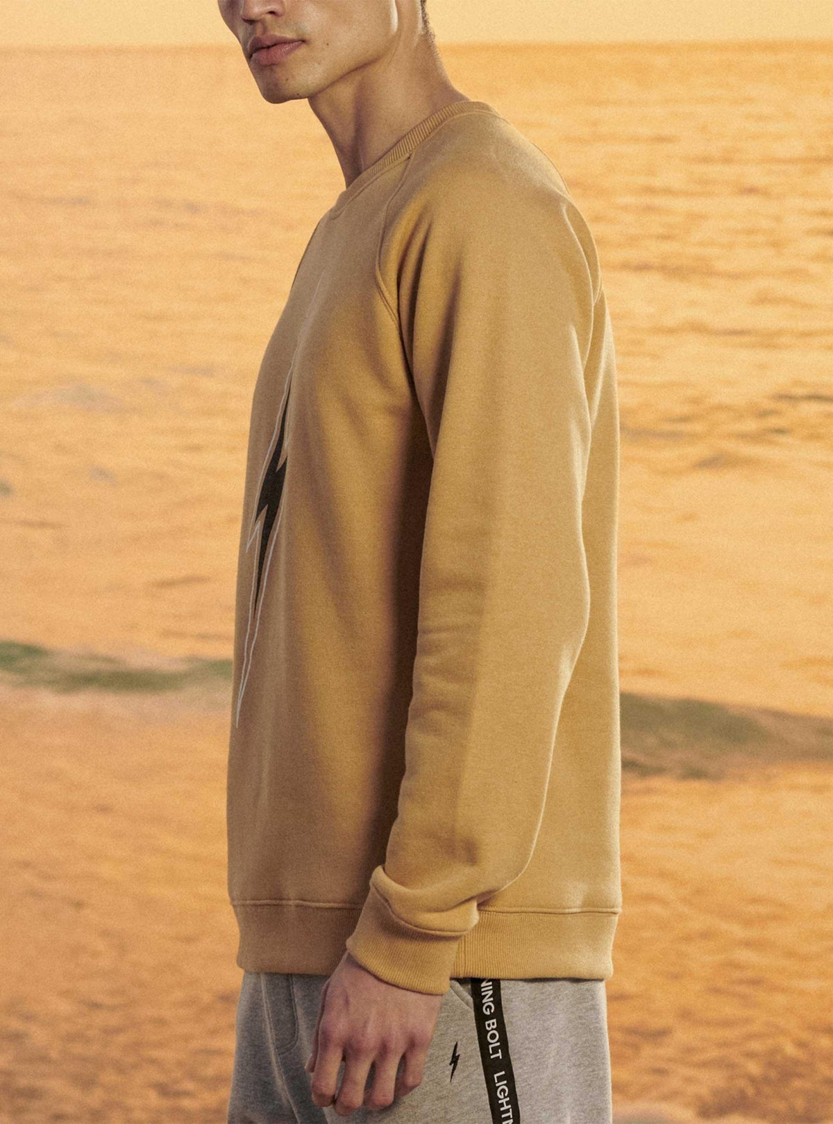 Lightning Bolt - REGULAR SWEATSHIRT WITH FRONT PRINT - 22WMASWE003N32000S
