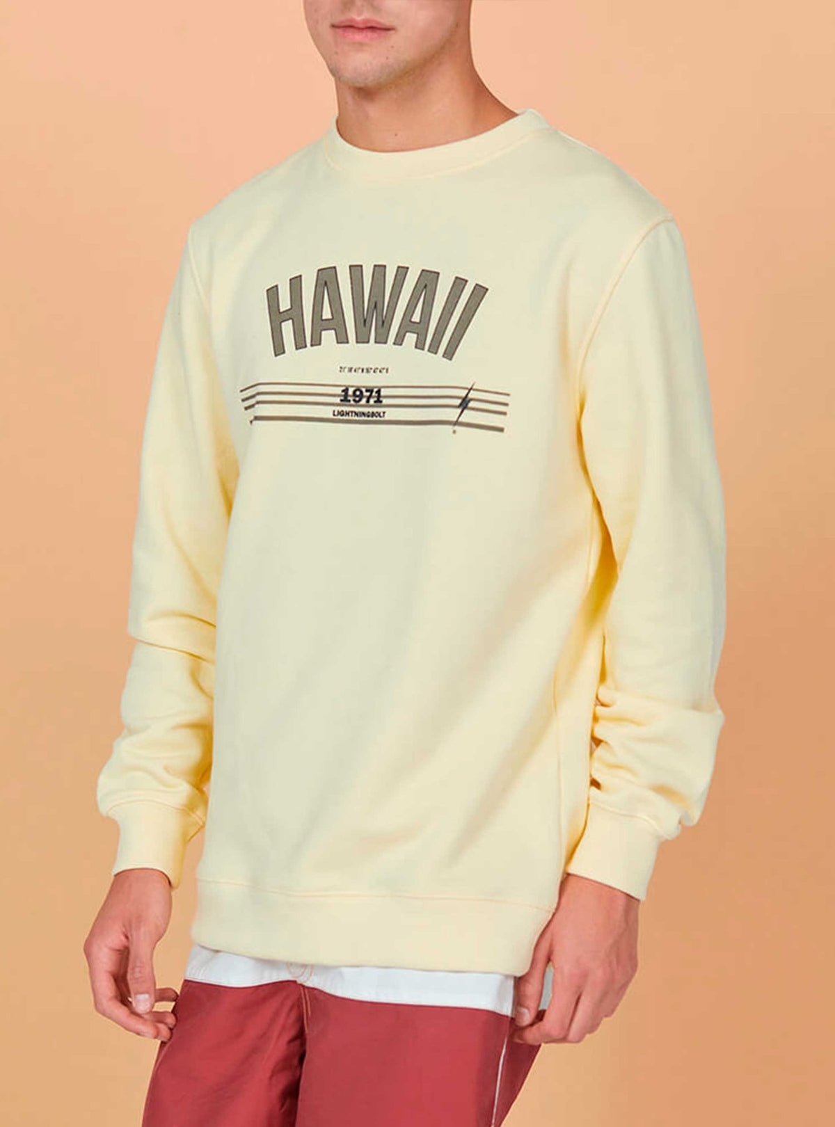 Lightning Bolt - REGULAR SWEATSHIRT WITH FRONT PRINT - 23SMASWE002Y34000S