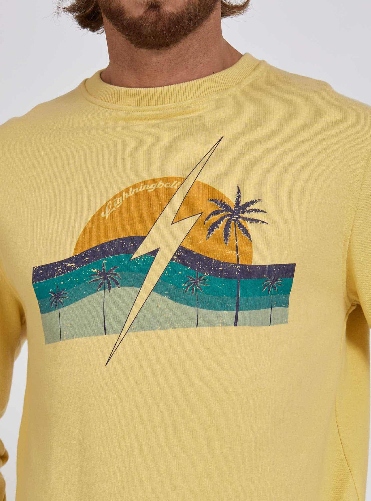 Lightning Bolt - REGULAR SWEATSHIRT WITH FRONT PRINT - 24SMASWE010Y11000S