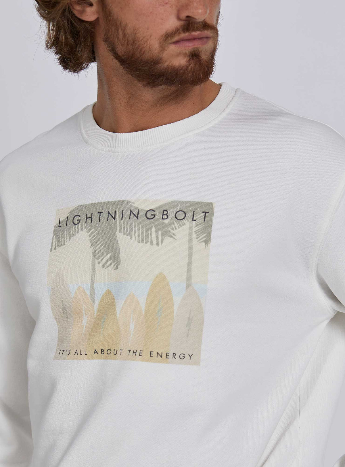 Lightning Bolt - REGULAR SWEATSHIRT WITH FRONT PRINT - 24SMASWE016W03000S