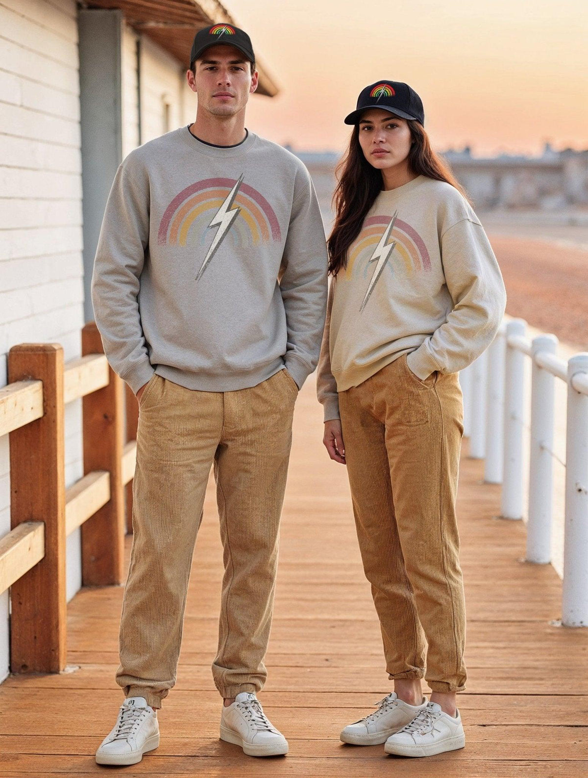 Lightning Bolt - REGULAR SWEATSHIRT WITH FRONT PRINT - 99AMASWE008S19000S