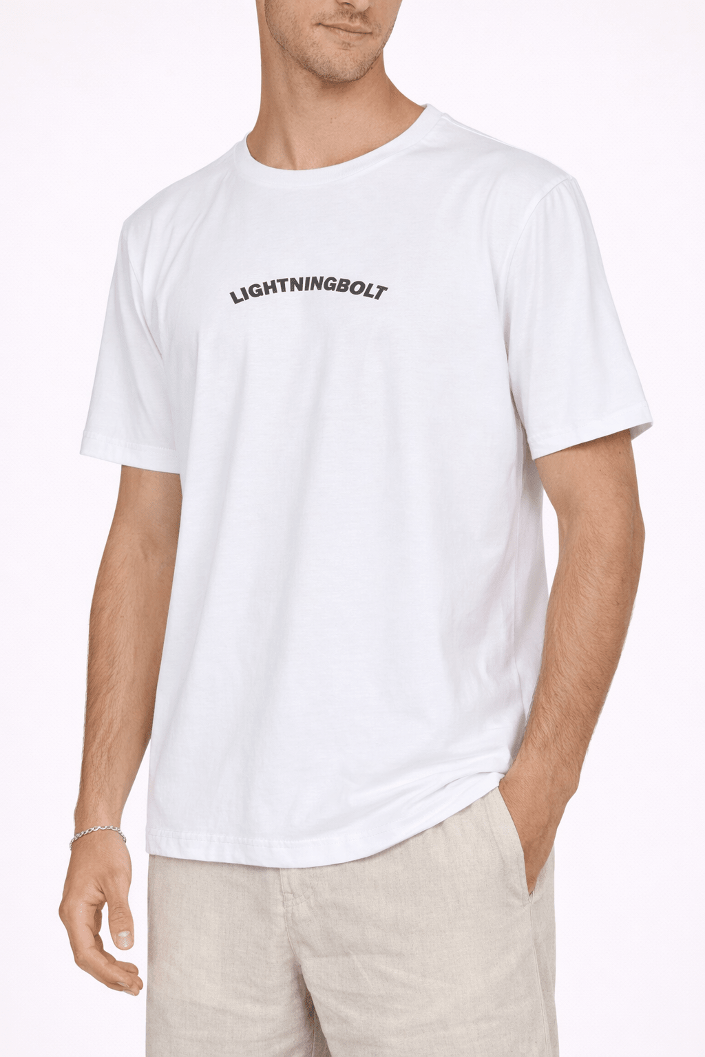 Lightning Bolt - REGULAR T - SHIRT WITH FRONT AND BACK PRINT - 23SMATST006W00000S