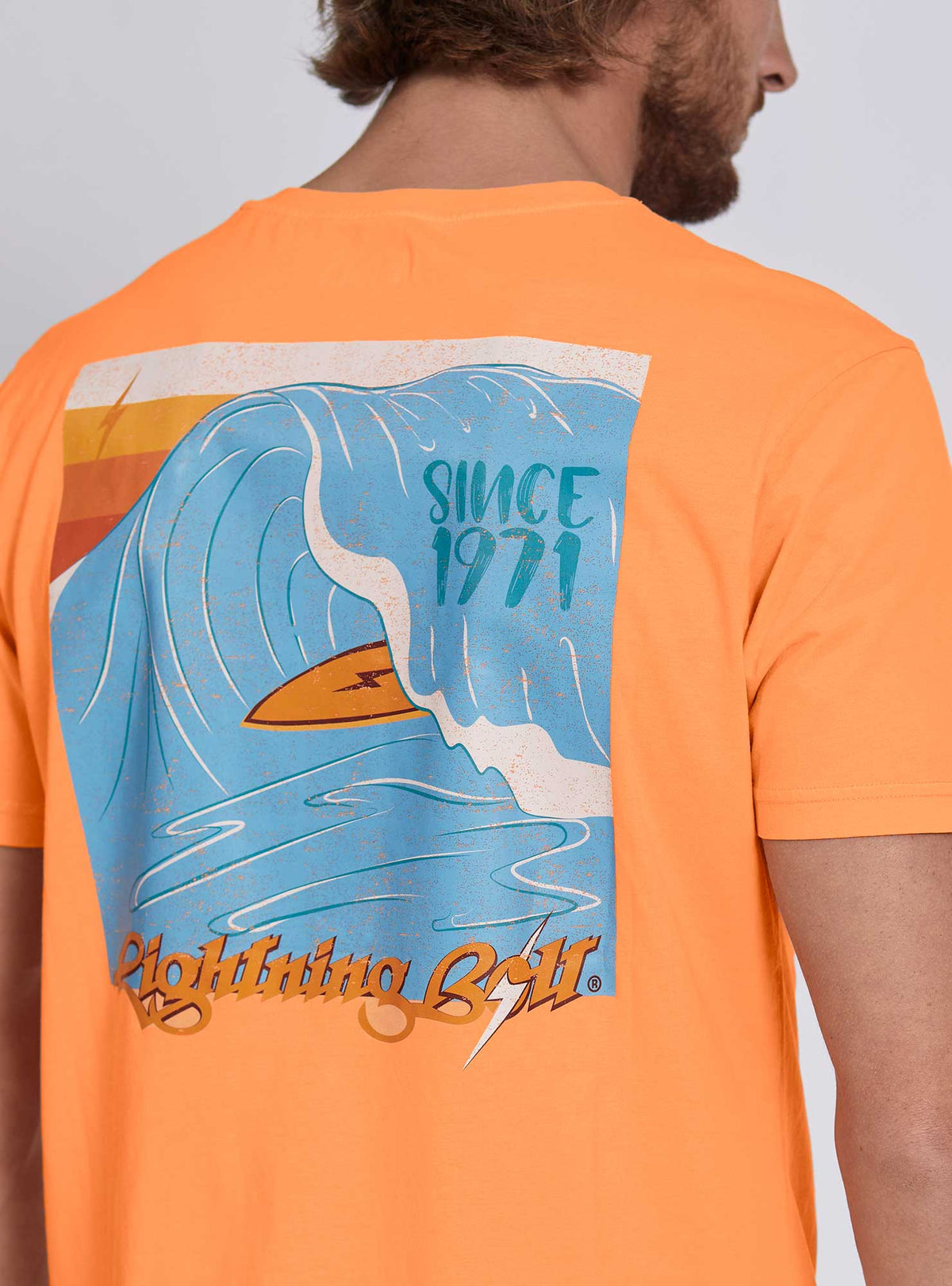 Lightning Bolt - REGULAR T - SHIRT WITH FRONT AND BACK PRINT - 24SMATST018R28000S