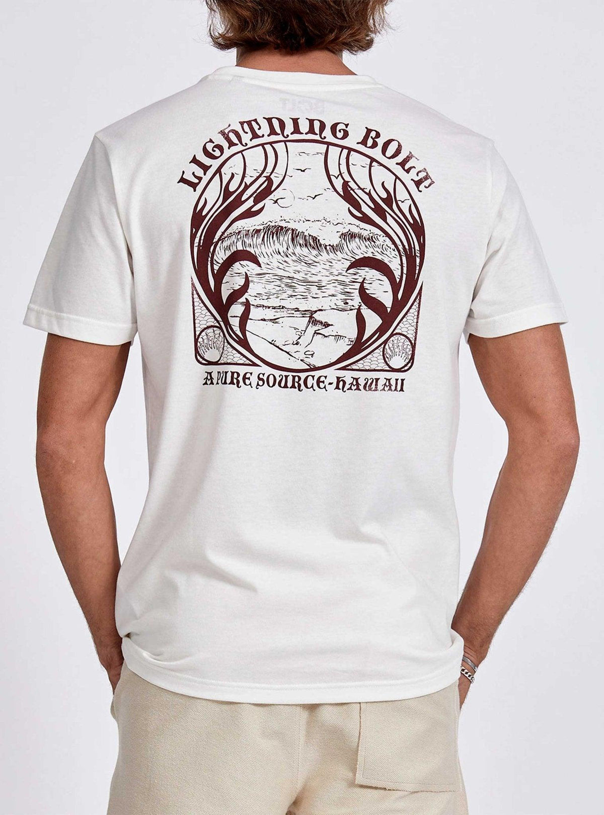 Lightning Bolt - REGULAR T - SHIRT WITH FRONT AND BACK PRINT - 99AMATSTU03W03000S