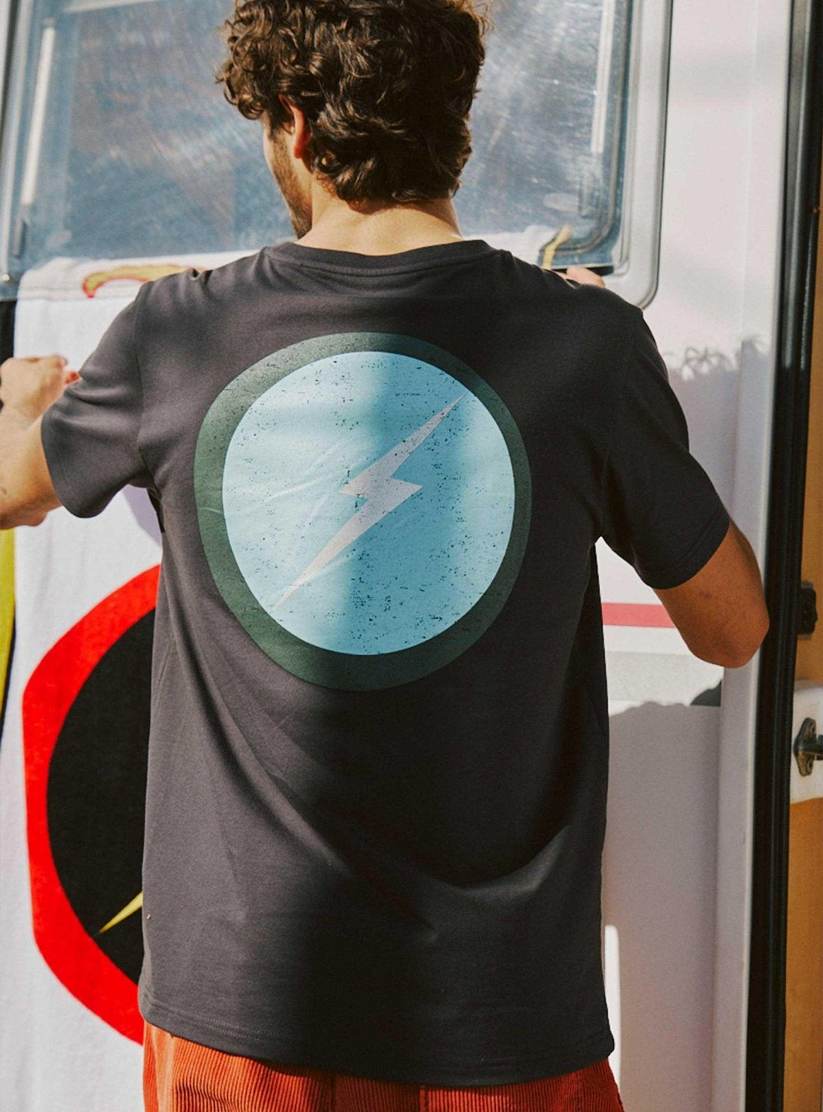 Lightning Bolt - REGULAR T-SHIRT WITH FRONT AND BACK PRINT - 99AMATSTU09K0400XS