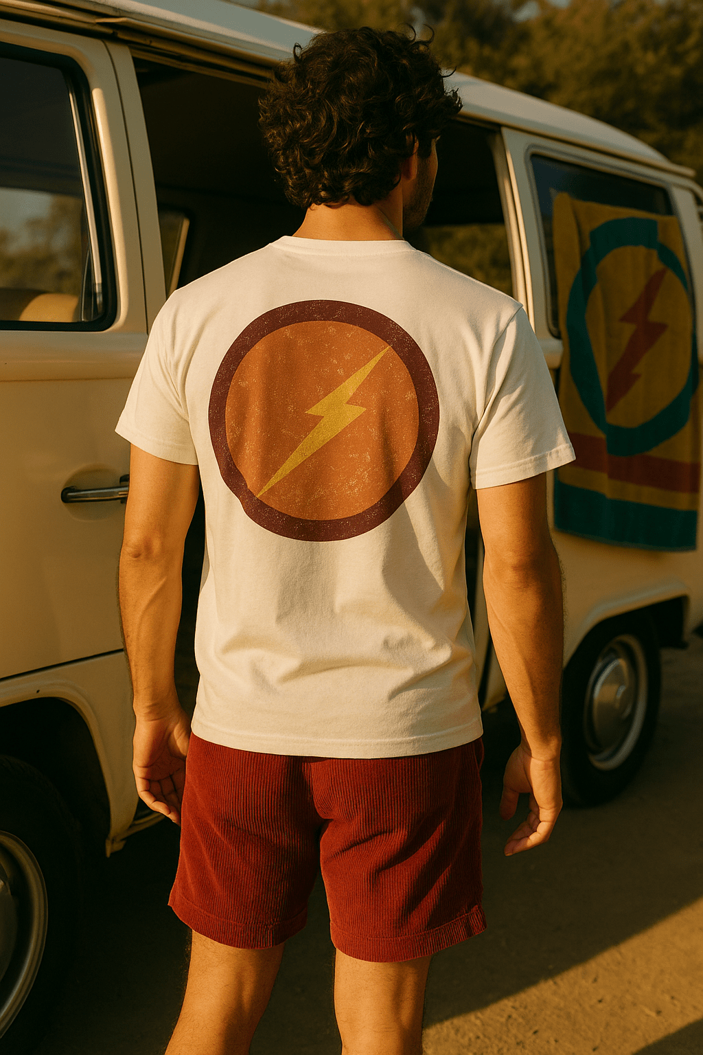 Lightning Bolt - REGULAR T-SHIRT WITH FRONT AND BACK PRINT - 99AMATSTU09W03000S