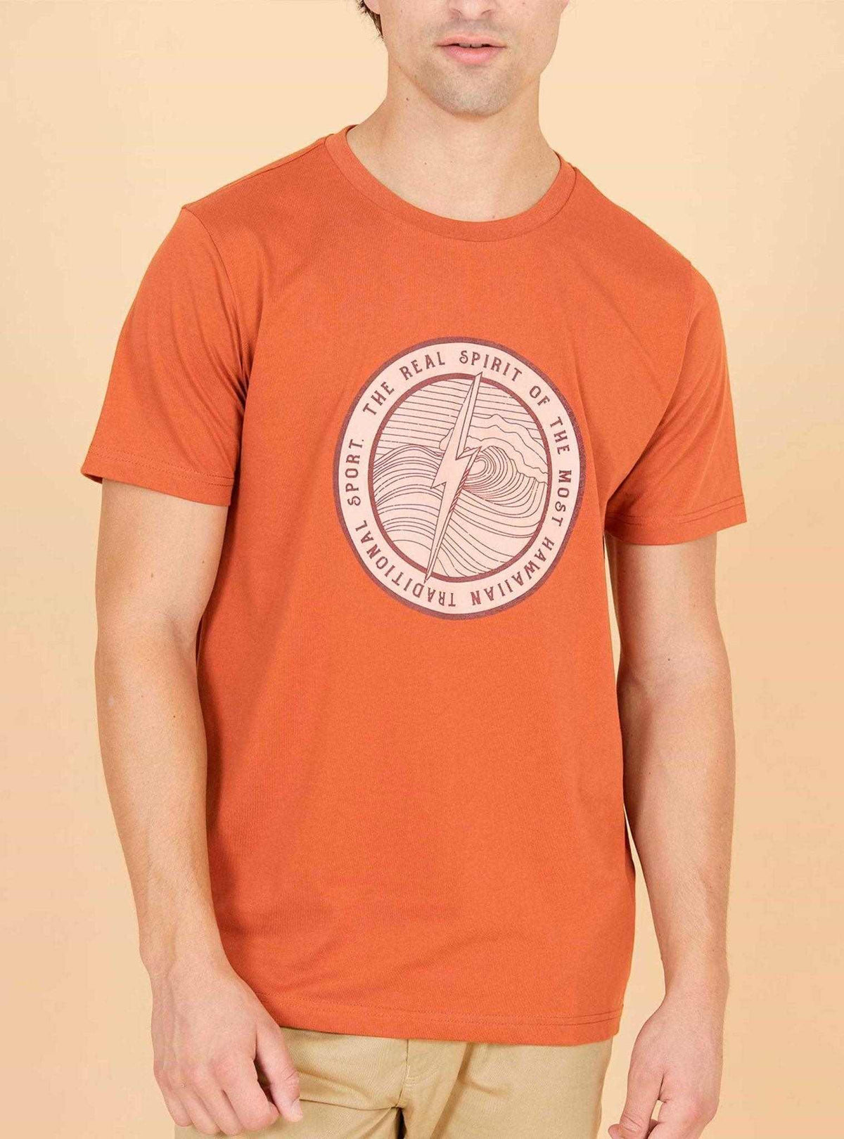 Lightning Bolt -REGULAR T-SHIRT WITH FRONT PRINT - 23WMATST007N27000S
