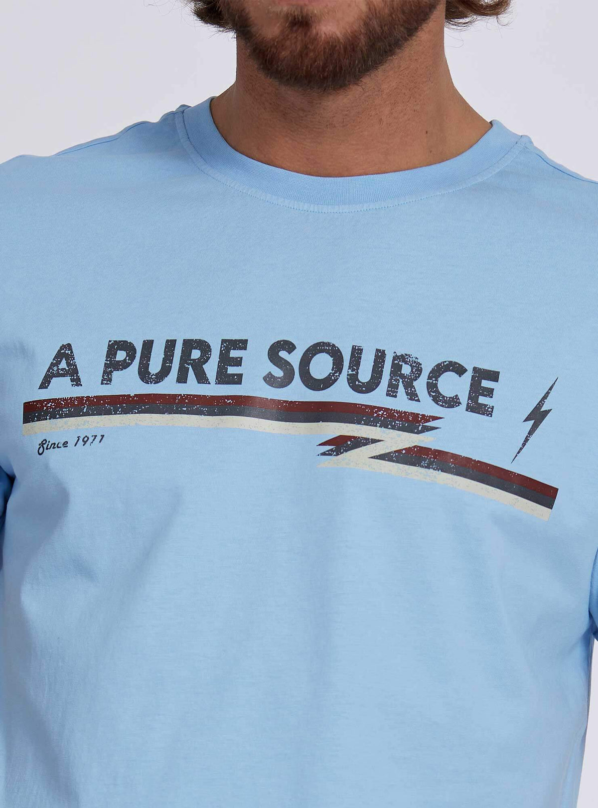 Lightning Bolt - REGULAR T - SHIRT WITH FRONT PRINT - 24SMATST007B77000S