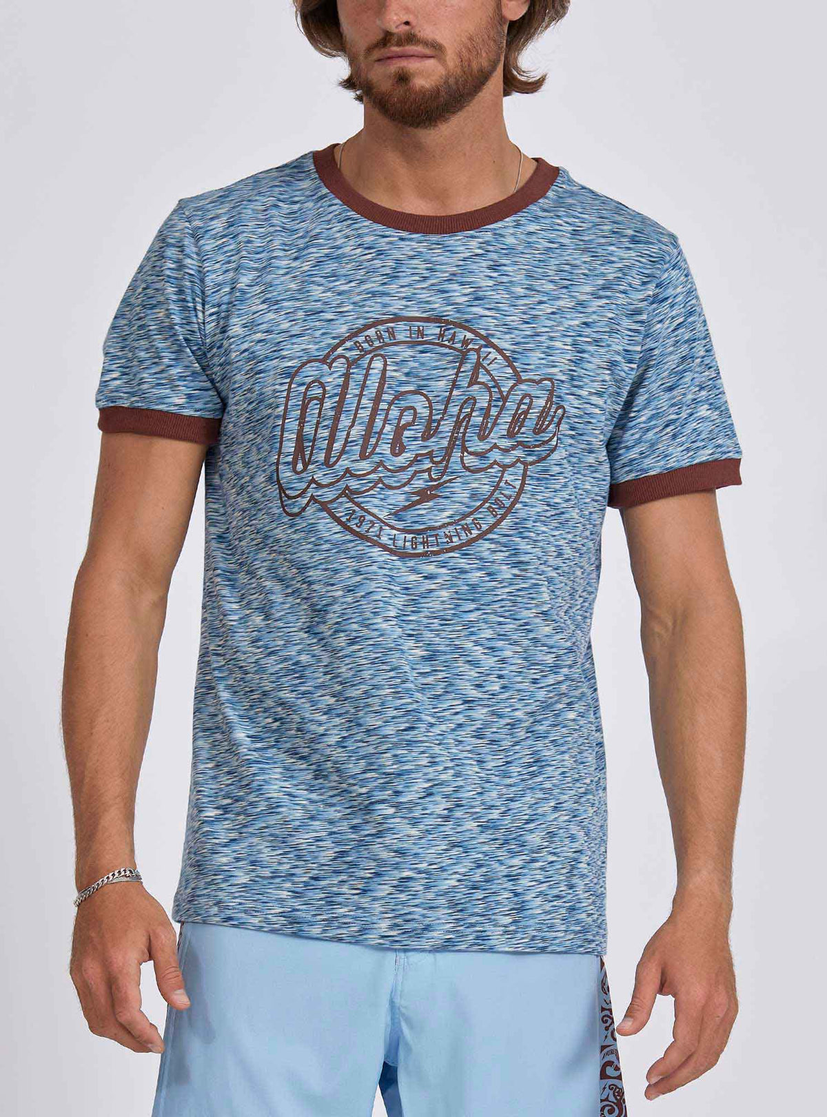 Lightning Bolt - REGULAR T - SHIRT WITH FRONT PRINT - 24SMATST014B77000S