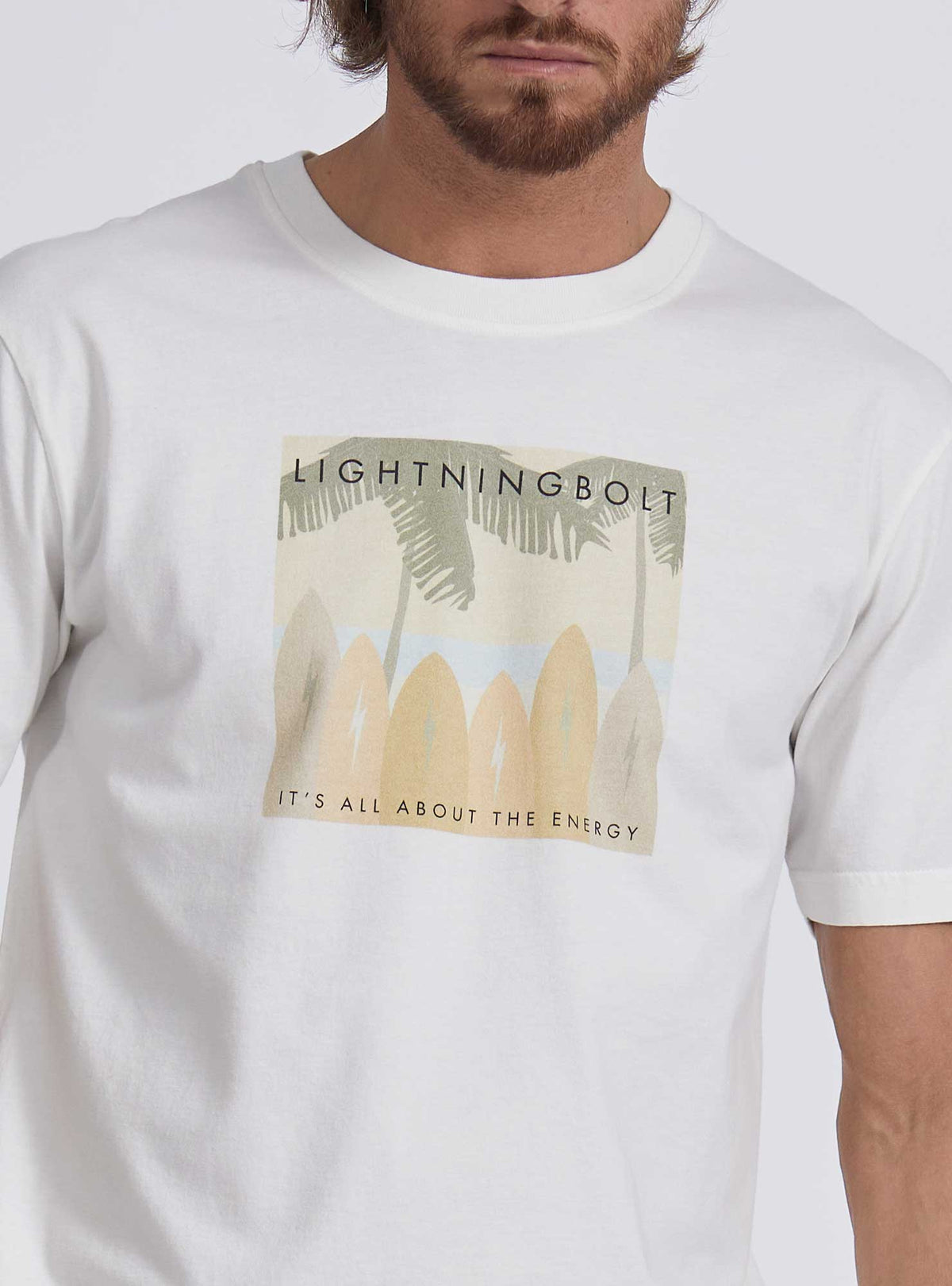 Lightning Bolt - REGULAR T - SHIRT WITH FRONT PRINT - 24SMATST024W03000S