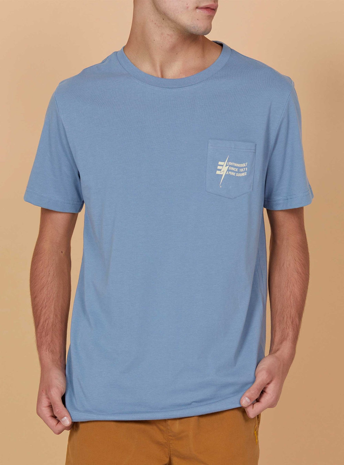Lightning Bolt - REGULAR T - SHIRT WITH PRINTED POCKET - 23SMATST002B81000S