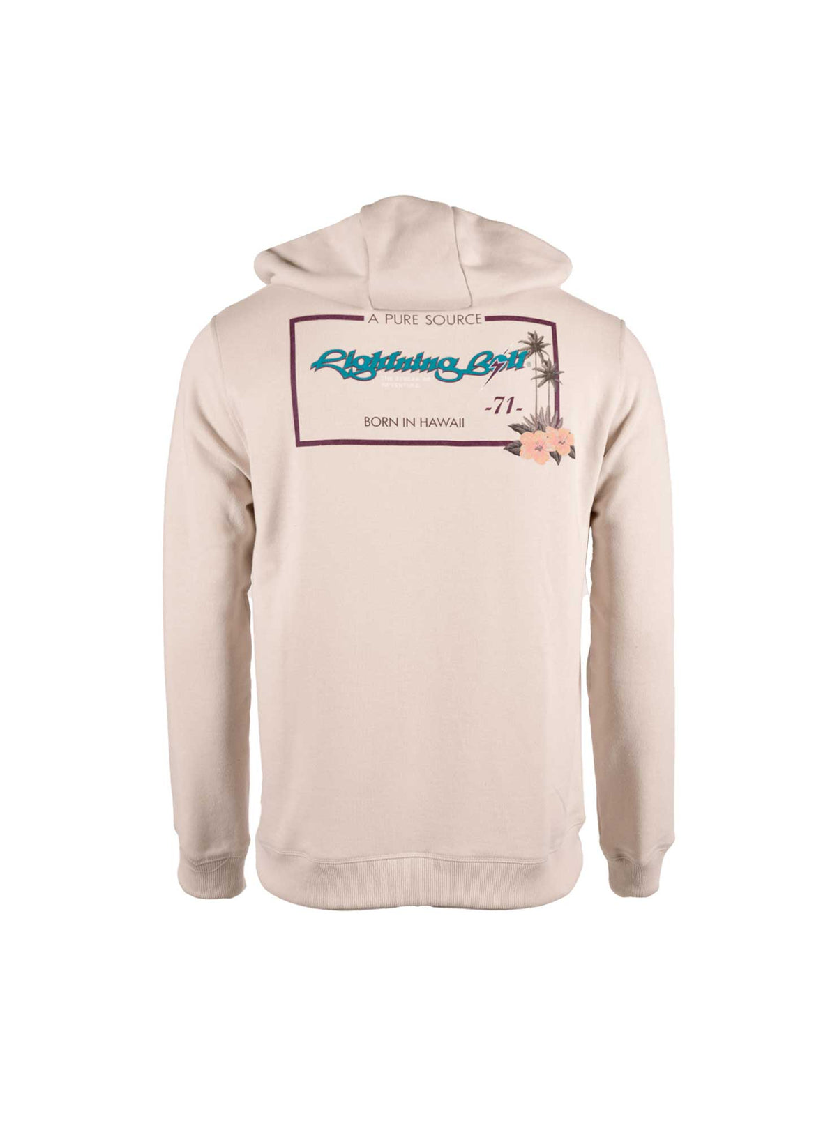 Lightning Bolt - REGULAR ZIP HOODIE WITH FRONT AND BACK PRINT - 24SMAZIP001W10000S