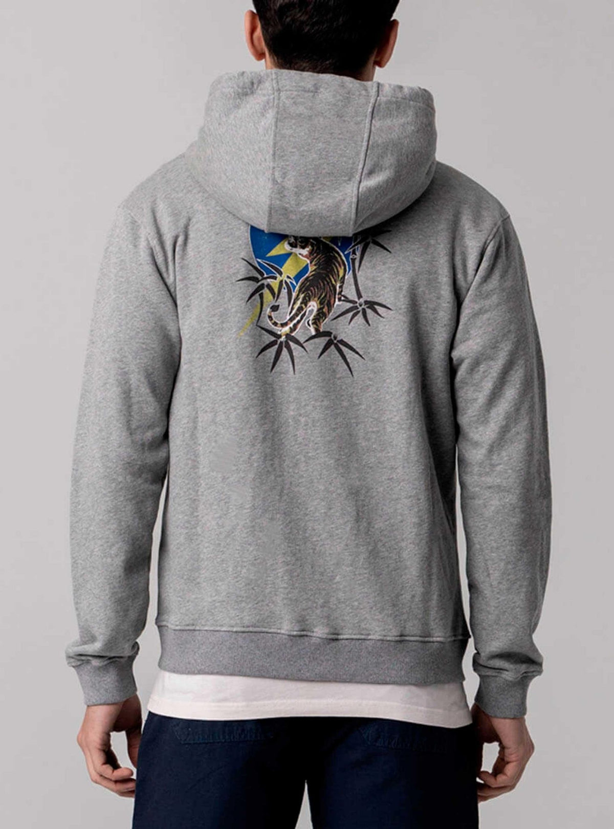 Lightning Bolt - REGULAR ZIP HOODIE WITH FRONT AND BACK PRINT - 99AMAZIP004S19000S