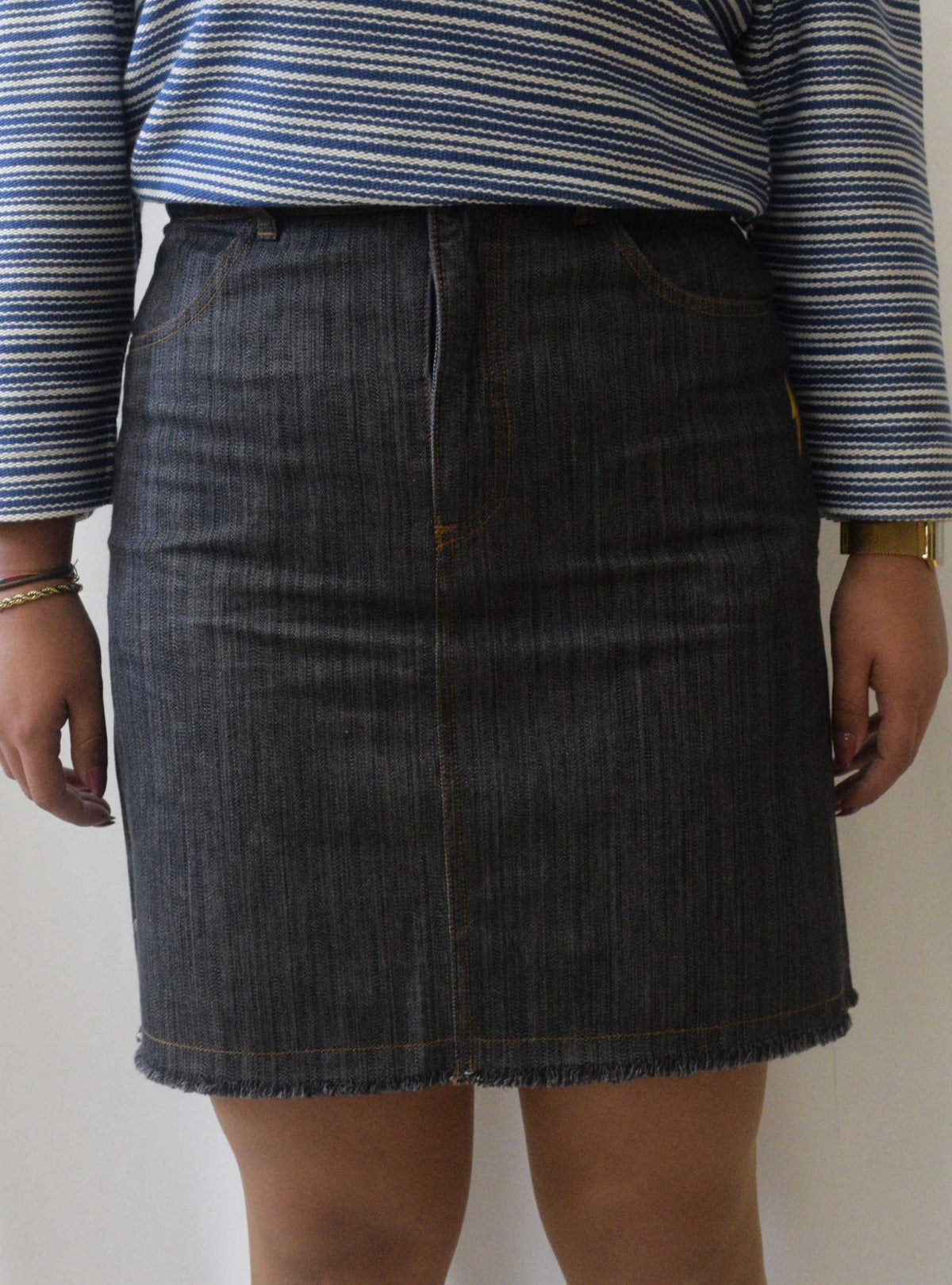 Lightning Bolt - SHORT DENIM SKIRT - 21SWOSKT001S01000S
