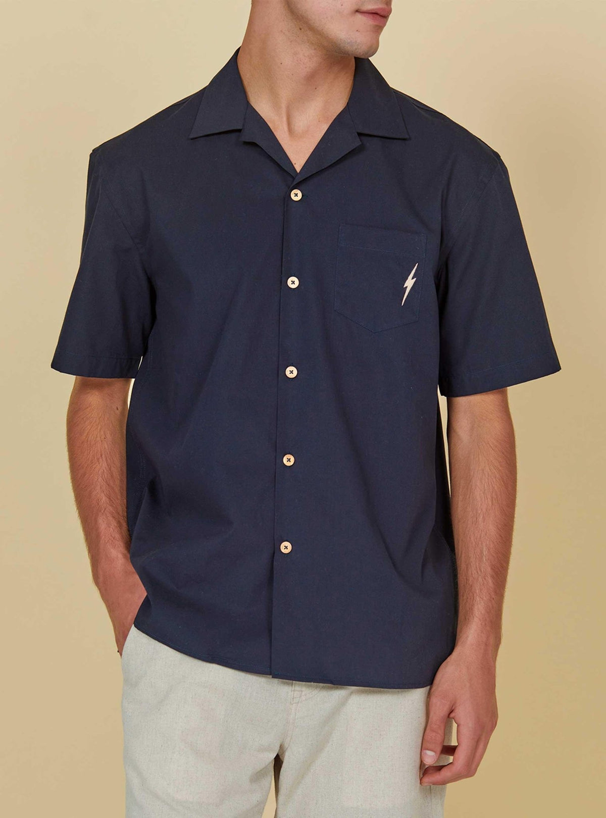 Lightning Bolt - SHORT SLEEVE HAWAIIAN SHIRT - 23SMASHI006B76000S