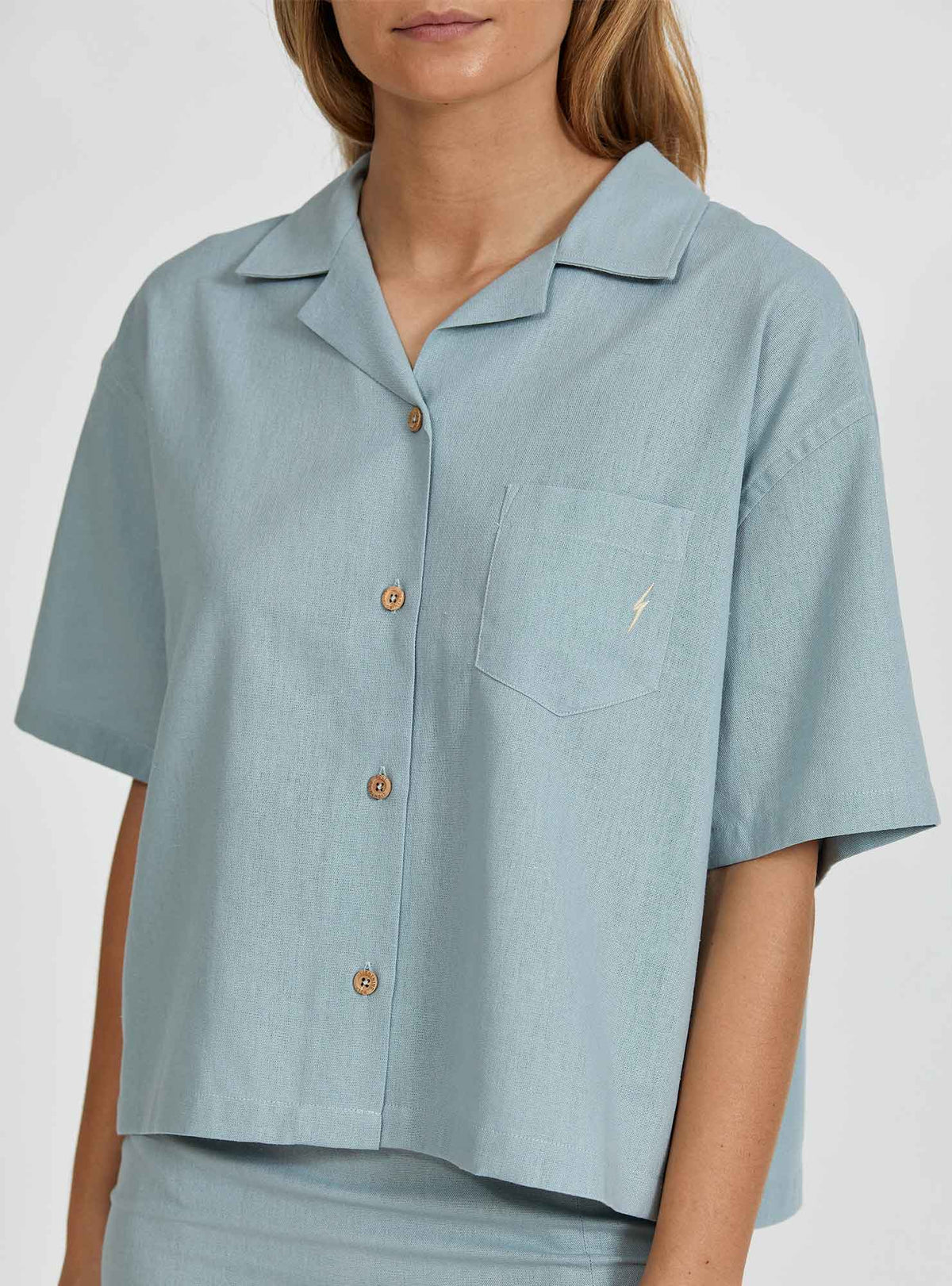 Lightning Bolt - SHORT SLEEVED HAWAIIAN COLLAR SHIRT - 24SWOSHI001B63000S