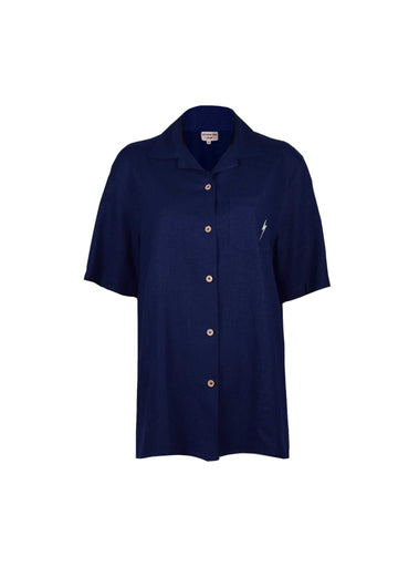 Lightning Bolt - SHORT SLEEVES REGULAR LINEN SHIRT - 23SWOSHI002B76000S