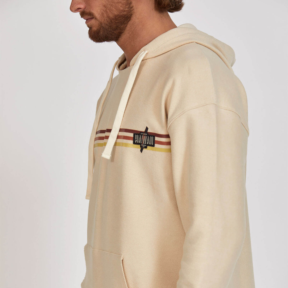 Lightning Bolt - STRIPED FRONT REGULAR HOODIE - 24SMASWH003W10000M