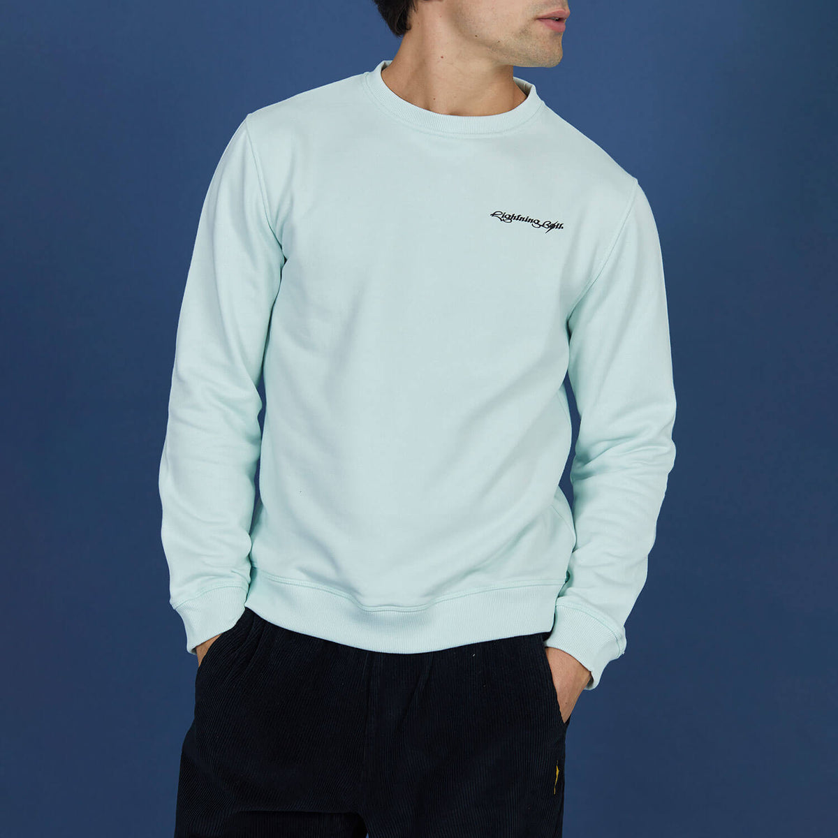 Lightning Bolt - SWEATSHIRT PACIFIC CREW WITH PRINT IN THE BACK - 23WMASWE007B74000M