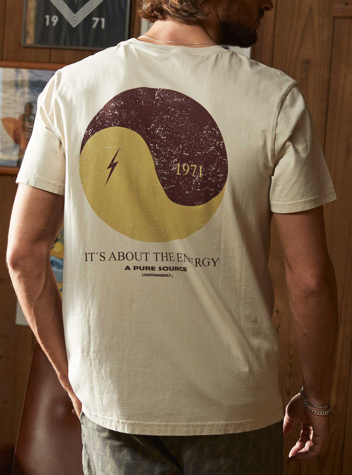 Lightning Bolt - "THE YIN & YANG OF GERRY LOPEZ" T - SHIRT - 24SMATST008W10000S
