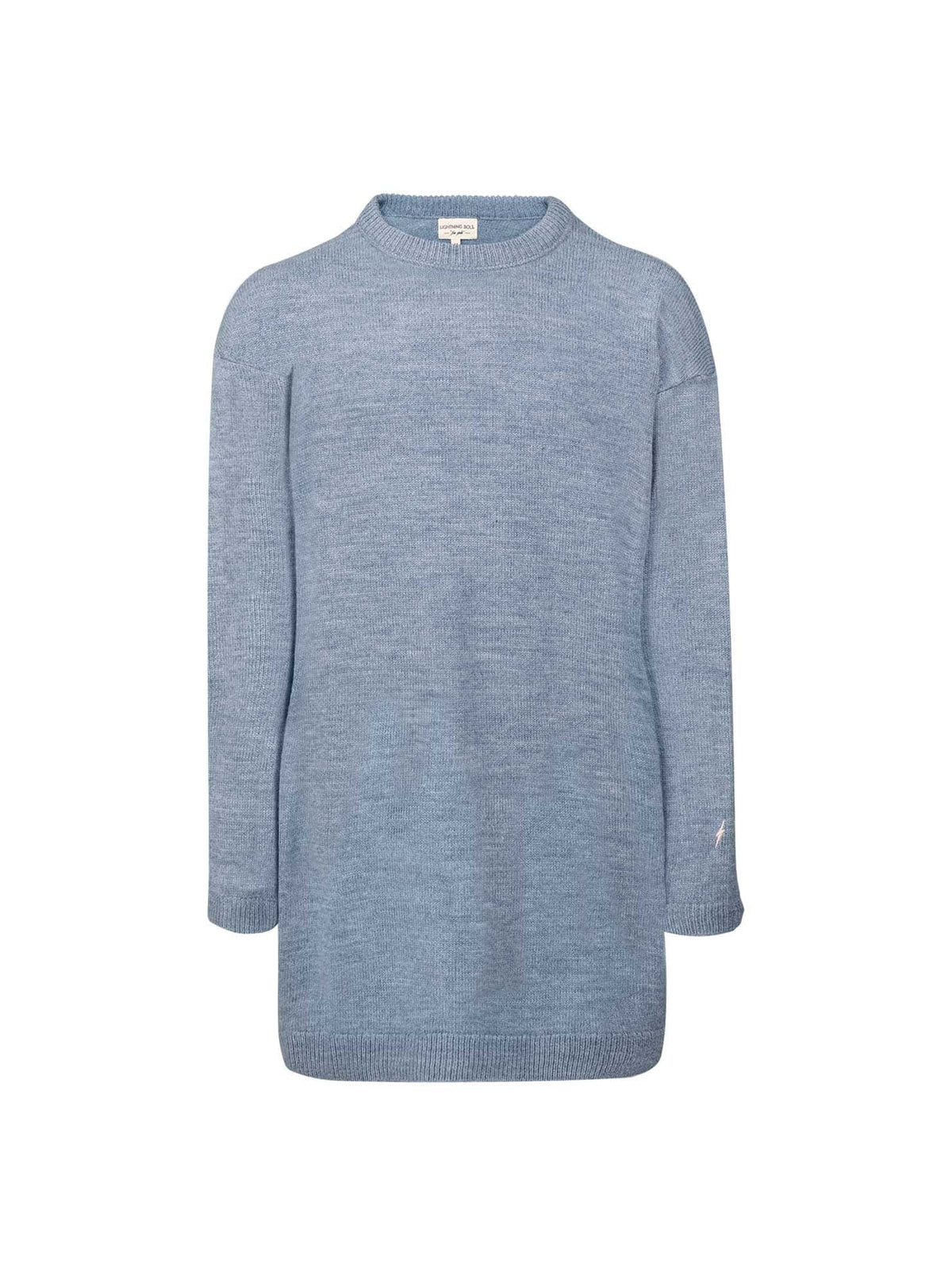 Lightning Bolt - TRICOT INDIAN TEAL SWEATSHIRT DRESS - 24WWOSWEK05B23000S