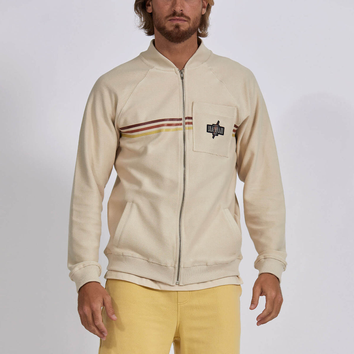 Lightning Bolt - ZIB BOMBER With Front Pocket and Patch - 24SMAZIB001W10000S