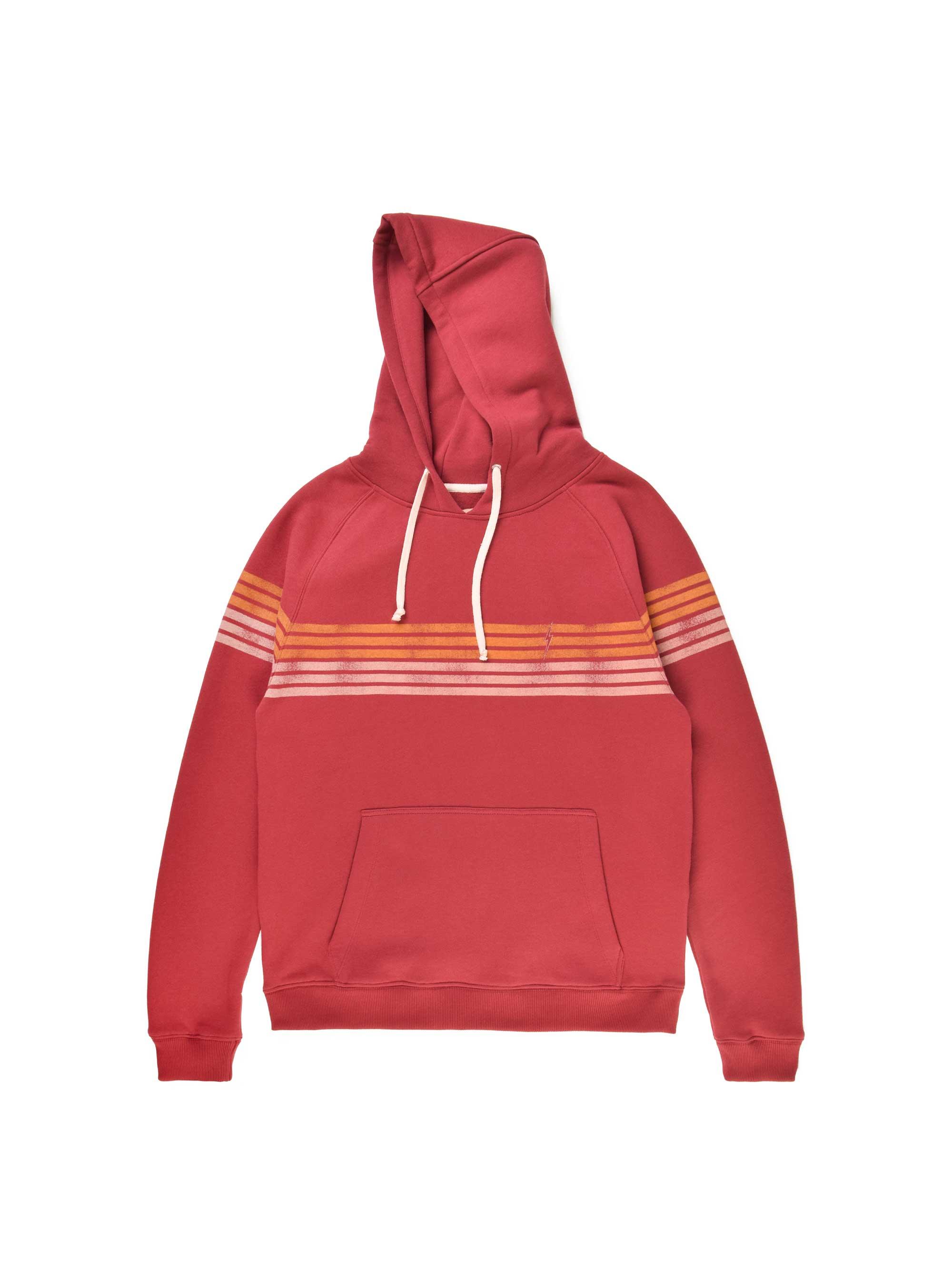 Lightning Bolt | Regular Color Stripes Hoodie