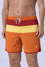 STRIPPED BOARDSHORTS WITH COLOR BLOCK