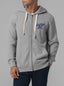 REGULAR ZIP HOODIE WITH FRONT AND BACK PRINT