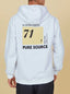 REGULAR HOODIE WITH FRONT AND BACK PRINT