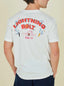 Regular Organic-Cotton T-shirt with Front and Back Print - Lightning Bolt