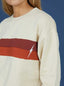 Color Block Regular Sweatshirt - Lightning Bolt