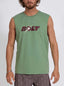 SLEEVELESS T-SHIRT WITH FRONT PRINT