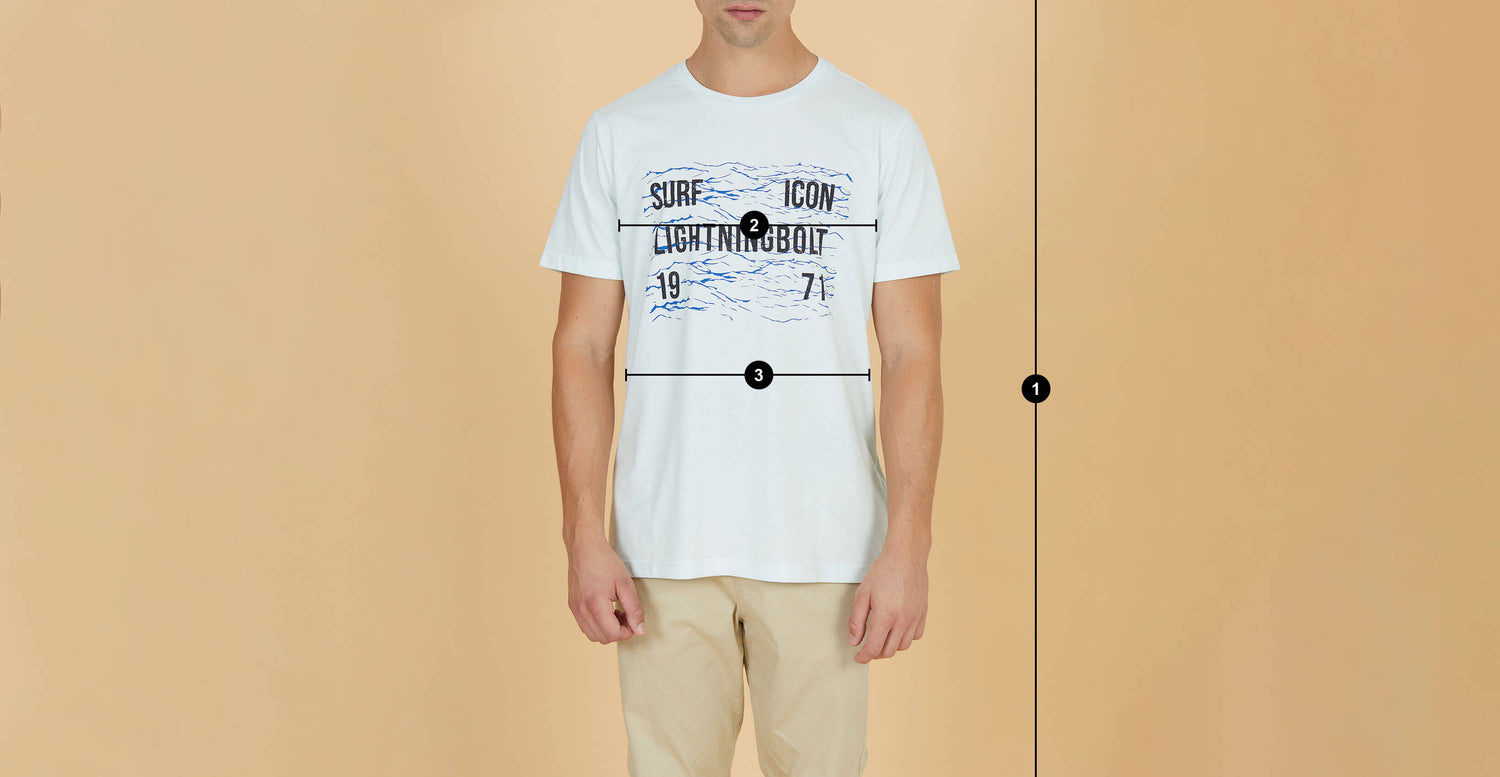 Lightning Bolt Guide des tailles Bas de page