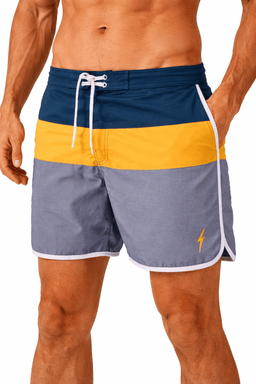 Lightning Bolt - BOARDSHORTS WITH COLOR BLOCK - 22SMABSH003A030028