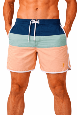 Lightning Bolt - BOARDSHORTS WITH COLOR BLOCK - 22SMABSH003Y300028