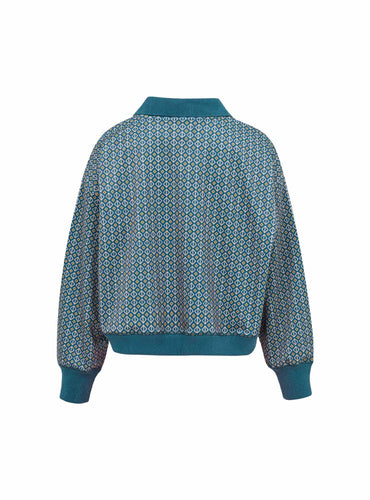 Lightning Bolt - COLLARED PALM SWEATSHIRT - 24WWOSWE006B23000S