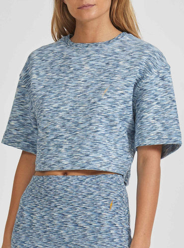Lightning Bolt - CROPPED T - SHIRT WITH DROPPED SHOULDERS - 24SWOTOP002B31000S