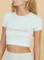 Lightning Bolt - CROPPED T - SHIRT WITH FRONT PRINT - 23WWOTST002B74000S