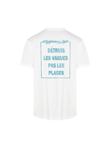 Lightning Bolt - DÉTRUIS LES VAGUES PAS LES PLAGES TSHIRT - 99AMATST023W0300XS