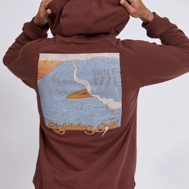 Lightning Bolt - HOODIE WITH COLORED BACK PRINT - 24SMASWH011S19000M