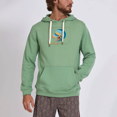 Lightning Bolt - HOODIE WITH RAINBOW WAVE FRONT PRINT - 24SMASWH009G23000M